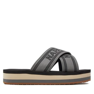 Klapki Napapijri NP0A4I8K Czarny - Klapki i japonki damskie - miniaturka - grafika 1