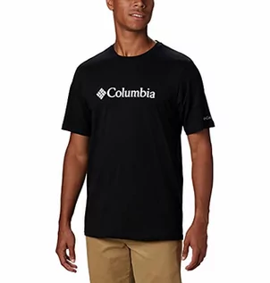 Koszulki męskie - Columbia Męska koszulka męska Csc Basic logo Czarny 2X 1680054 - grafika 1