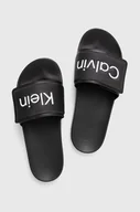 Klapki i japonki męskie - Calvin Klein klapki POOL SLIDE ADJ męskie kolor czarny HM0HM01357 - miniaturka - grafika 1