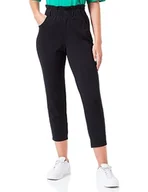 Spodnie damskie - ONLY Damskie spodnie sportowe Onlpoptrash-ova Life Hw Ank Crt Pnt Noos, czarny, (XS) W x 30L - miniaturka - grafika 1