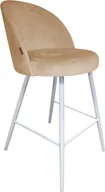 Taborety i hokery - Hoker krzesło barowe Trix podstawa biała MG06 - miniaturka - grafika 1