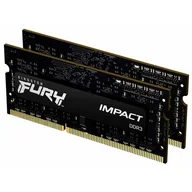 Pamięci RAM - Kingston do laptopa Fury Impact SODIMM DDR3L 8 GB 1866 MHz CL11 KF318LS11IBK2/8 KF318LS11IBK2/8 - miniaturka - grafika 1