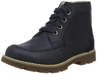 Botki damskie - Clarks Chłopięce botki Heath Lace T, niebieski - grantowy - 20 EU - miniaturka - grafika 1