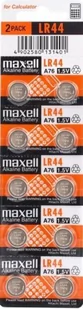 Maxell Baterie alkaliczne LR44 1.5V 10-pack - Baterie i akcesoria - miniaturka - grafika 3