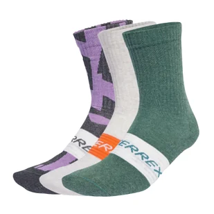 Skarpety Terrex Multi 3 Pack - Odzież trekkingowa damska - miniaturka - grafika 1