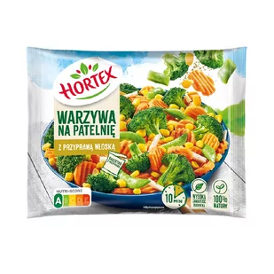 Hortex - Warzywa na patelnię z przyprawą włoską - Dania mrożone - miniaturka - grafika 1