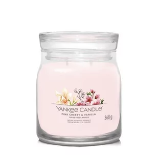 YANKEE CANDLE Świece zapachowe Pink Cherry & Vanilla 368.0 g - Świece - miniaturka - grafika 1