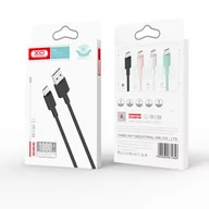 Kable USB - Xo kabel NB156 Usb - Usb-c 1,0 m 2,4A biały - miniaturka - grafika 1