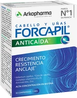 Witaminy i minerały - Suplement diety Arkopharma Forcapil Anti-Hair Loss 30 Tablets (3578830114626) - miniaturka - grafika 1