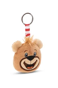 Breloczek FC BAYERN MONACHIUM Miś Berni 7 cm beżowy - Pluszowy towarzysz ze zrównoważonej produkcji przytulanka zwierzęca z kółkiem na klucze do smyczy, torby albo plecaka - Plecaki - miniaturka - grafika 1