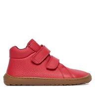 Buty dla dziewczynek - Trzewiki Froddo Barefoot Winter Furry G3110263-7 S Czerwony - miniaturka - grafika 1