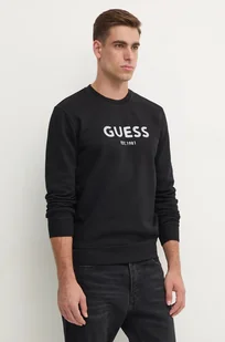 Guess bluza męska kolor czarny z aplikacją M4BQ23.K9Z21 - Bluzy męskie - miniaturka - grafika 1