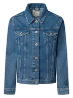 Kurtki damskie - Pepe Jeans Kurtka dżinsowa - Regular fit - w kolorze niebieskim - miniaturka - grafika 1