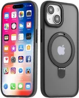 Etui i futerały do telefonów - MX KICKSTAND MAGSAFE CIRCLE IPHONE 15 PRO 6.1, BLACK / CZARNY - miniaturka - grafika 1