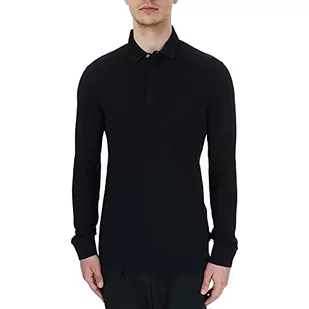 Armani Exchange Męska koszulka polo 8nzf79, czarny, M - Koszulki męskie - miniaturka - grafika 1