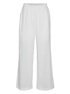 Vero Moda Spodnie w kolorze białym - Spodnie damskie - miniaturka - grafika 1