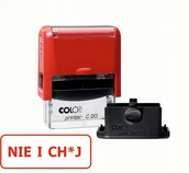 Pieczątki - PIECZĄTKA "NIE I CH*J" ZABAWNE, ŚMIESZNE GADŻETY, PREZENT - miniaturka - grafika 1