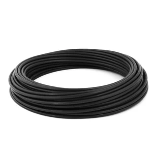 Lina linka Stalowa PCV 1,6/3mm 1x7 CZARNA 15mb - Żeglarstwo - miniaturka - grafika 1