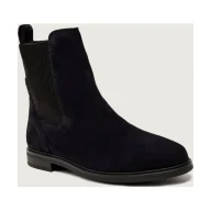 Sztyblety damskie - Tommy Hilfiger Sztyblety zamsz - miniaturka - grafika 1