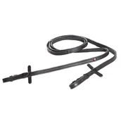 Ogłowia - Wodze skórzane jeździeckie Start HiddenStopsGrip ze skórzanymi stoperami - miniaturka - grafika 1