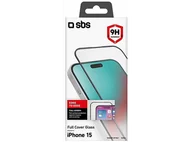 Szkła hartowane na telefon - Szkło ochronne SBS Full Cover Glass do Apple iPhone 15 - miniaturka - grafika 1