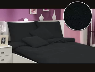 Darymex Pościel Frotte 160x200 CZARNY POFROT/160X200/027 - Pościel - miniaturka - grafika 1
