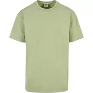 Koszulki męskie - Urban Classics Heavy Oversized Acid Wash Tee męski tank top czarny Basics, Streetwear, Vintage Green, 4XL - miniaturka - grafika 1
