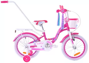 Rower dziecięcy 16" Fuzlu Lilly pink/white - Rowery - miniaturka - grafika 1