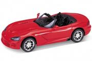 Samochody i pojazdy dla dzieci - WELLY 1:24 DODGE VIPER 2003 CZERWONY - miniaturka - grafika 1