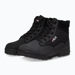 Buty damskie FILA Grunge Ii Mid black - Botki damskie - miniaturka - grafika 1