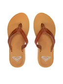 Klapki i japonki damskie - Roxy Japonki ARJL101146 Brązowy - miniaturka - grafika 1