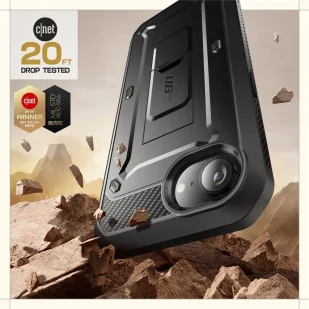 Etui Supcase Unicorn Beetle Pro iPhone 16e Black z klipsem - Etui i futerały do telefonów - miniaturka - grafika 1
