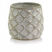 Donice - Osłonka doniczki wewnętrzna 12 cm kremowa - miniaturka - grafika 1