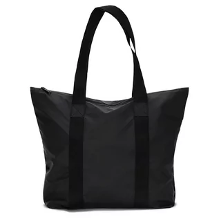 Torebki damskie - Torba na zakupy Rains Tote Bag Rush - black - grafika 1