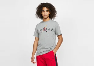 Nike Air Jordan Aj85 Crew Tee Carbon Heather - Koszulki męskie - miniaturka - grafika 1
