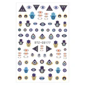 Ozdoby do paznokci - Naklejki do paznokci cienkie samoprzylepne STZ-CS177 - miniaturka - grafika 1