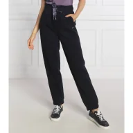 Dresy damskie - BOSS BLACK Spodnie dresowe Elisas | Loose fit - miniaturka - grafika 1