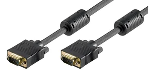 Microconnect MONGG1FB kabel VGA 1 m VGA (D-Sub) Czarny - Kable komputerowe i do monitorów - miniaturka - grafika 1