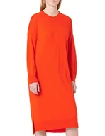 Sukienki - United Colors of Benetton Sukienka damska, czerwony 35d, L - miniaturka - grafika 1