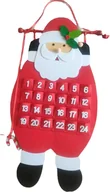 Pozostałe akcesoria świąteczne - kalendarz adwentowy 3D Santa Felt, odliczanie do Świąt Bożego Narodzenia, dekoracje wnętrz, Ojciec Gwiazdka - miniaturka - grafika 1