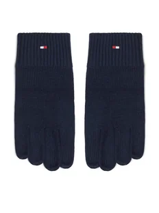Tommy Hilfiger Rękawiczki Męskie Essentials AM0AM12845 Granatowy - Rękawiczki - miniaturka - grafika 1