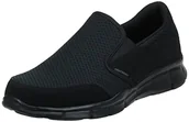 Trampki męskie - Skechers Męskie trampki Equalizer Persistent-51361 Low-Top, Czarny, 39.5 EU - miniaturka - grafika 1