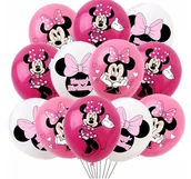 Balony i akcesoria - Balony gumowe z nadrukiem Minnie (12 szt.) - miniaturka - grafika 1