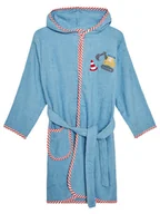 Szlafroki dla dzieci - Playshoes Szlafrok 340017 M Niebieski - miniaturka - grafika 1