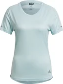Bluzki damskie - Koszulka damska adidas Run It Tee miętowa H31028-M - miniaturka - grafika 1