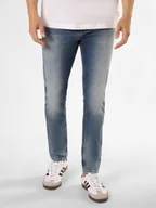 Spodnie męskie - Tommy Jeans Dżinsy - Austin Mężczyźni Bawełna niebieski jednolity, 34-34 - miniaturka - grafika 1