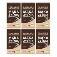 Mąka - BioLife Mąka Żytnia chlebowa typ 720 Zestaw 6 x 1 kg Bio - miniaturka - grafika 1