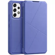 Etui i futerały do telefonów - Dux Ducis Skin X kabura etui pokrowiec z klapką Samsung Galaxy A73 niebieski - miniaturka - grafika 1