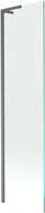Parawany nawannowe - Mexen Next L parawan nawannowy 1-skrzydłowy 50 x 150 cm, transparent, gun gray szczotkowany - 895-050-000-03-00-66 - miniaturka - grafika 1
