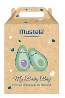 Chusteczki nawilżane - Laboratoires Expanscience MUSTELA MY BABY BAG(żel do mycia 200 ml+krem do twarzy 40 ml+chusteczki nawilżające 25 sztuk+krem do przewijania 50 ml) - miniaturka - grafika 1